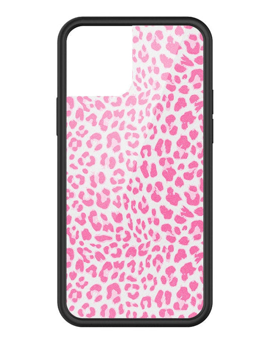 wildflower pink meow iphone 12/12pro case