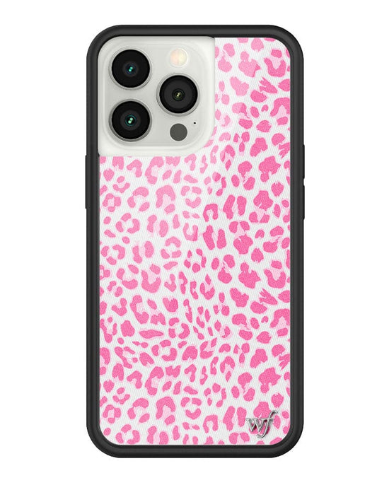 wildflower pink meow iphone 13pro case