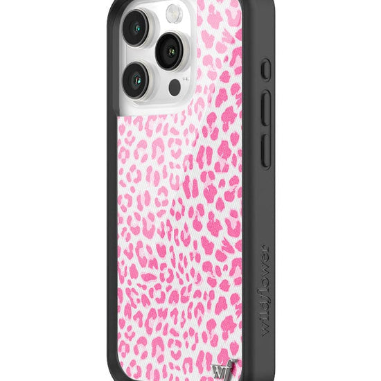 wildflower pink meow iphone 15pro case