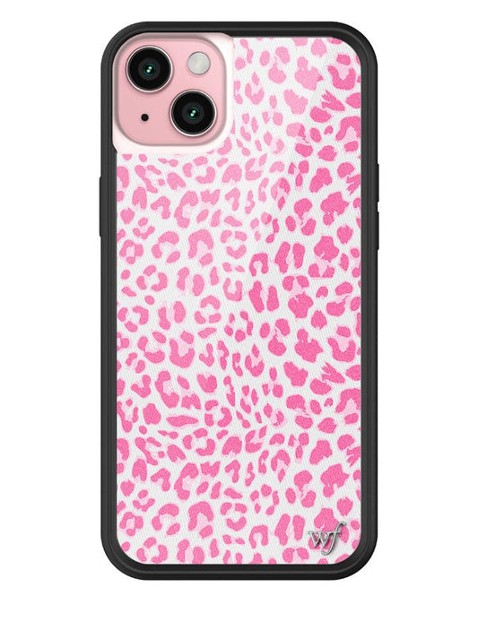 wildflower pink meow iphone 15plus case