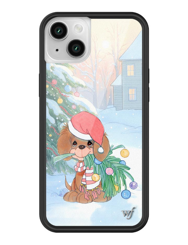 Wildflower iPhone case 14 Plus Precious Moments Holiday Pup Christmas Cute