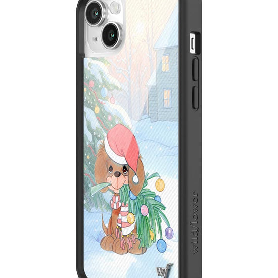 Wildflower iPhone case 14 Plus Precious Moments Holiday Pup Christmas Cute