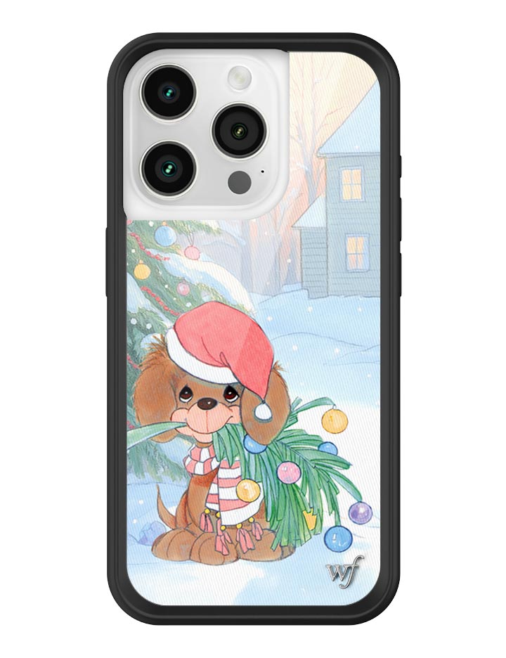 Wildflower iPhone case 15 Pro Precious Moments Holiday Pup Christmas Cute