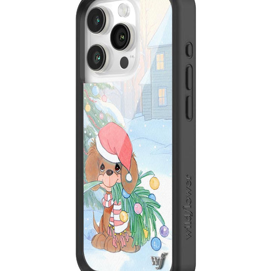 Wildflower iPhone case 15 Pro Precious Moments Holiday Pup Christmas Cute