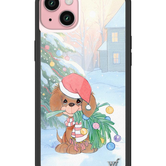 Wildflower iPhone case 15 Plus Precious Moments Holiday Pup Christmas Cute