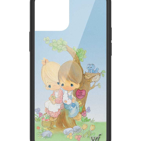 Wildflower iPhone case 12/12 Pro Precious Moments Love One Another Sweet Blue