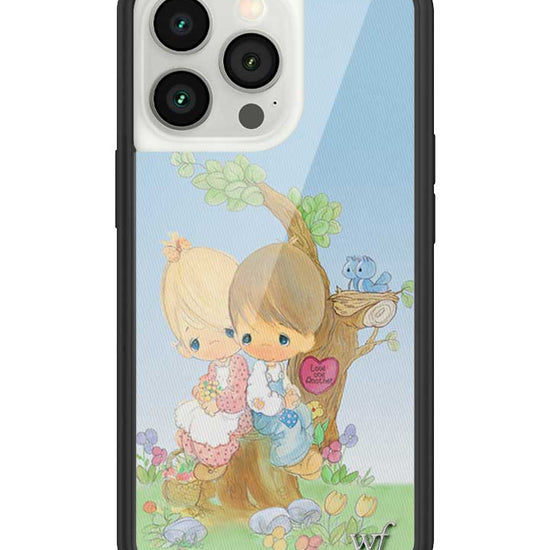 Wildflower iPhone case 13 Pro Precious Moments Love One Another Sweet Blue