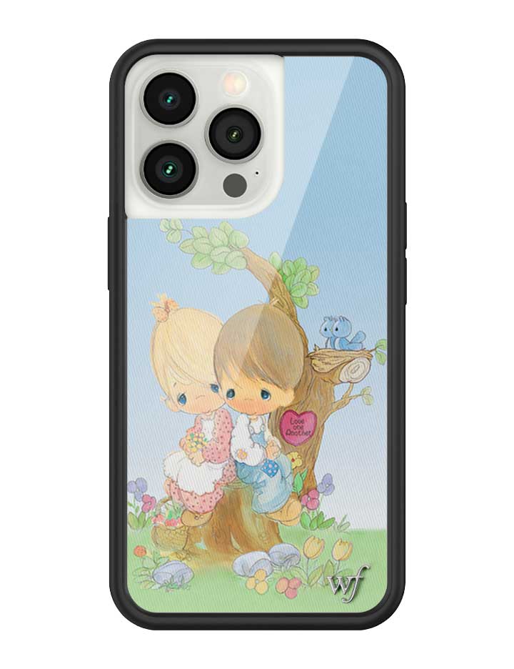 Wildflower iPhone case 13 Pro Precious Moments Love One Another Sweet Blue