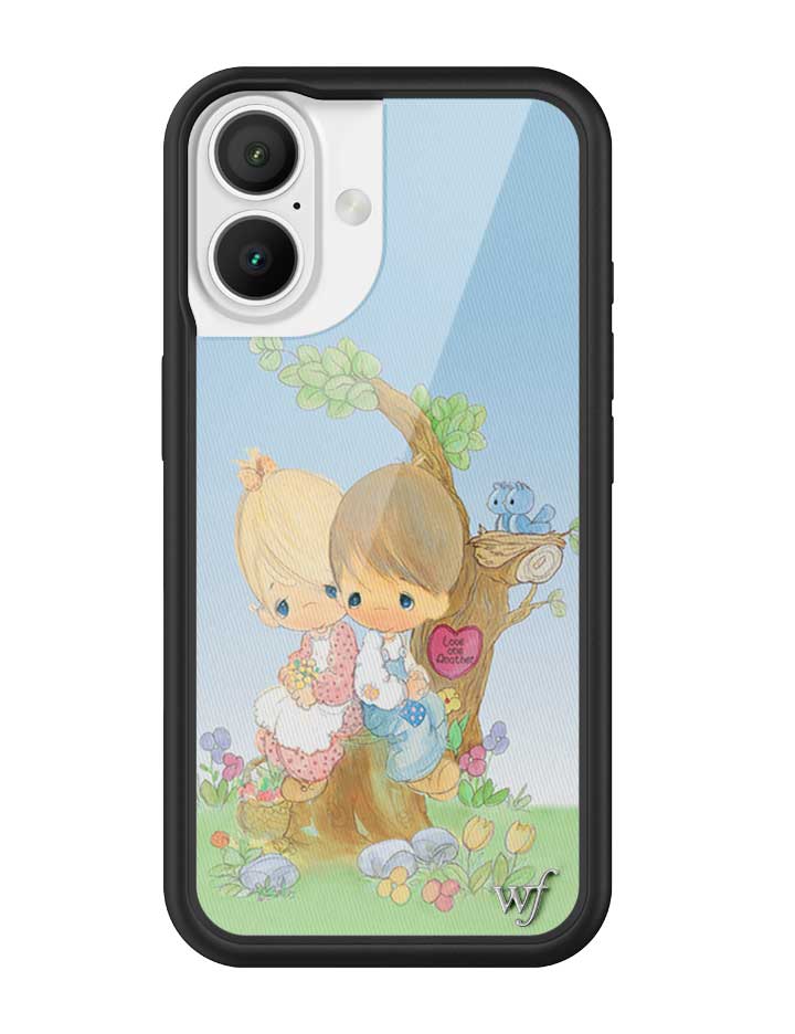 Wildflower iPhone case 16 Precious Moments Love One Another Sweet Blue