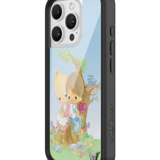 Wildflower iPhone case 16 Pro Precious Moments Love One Another Sweet Blue