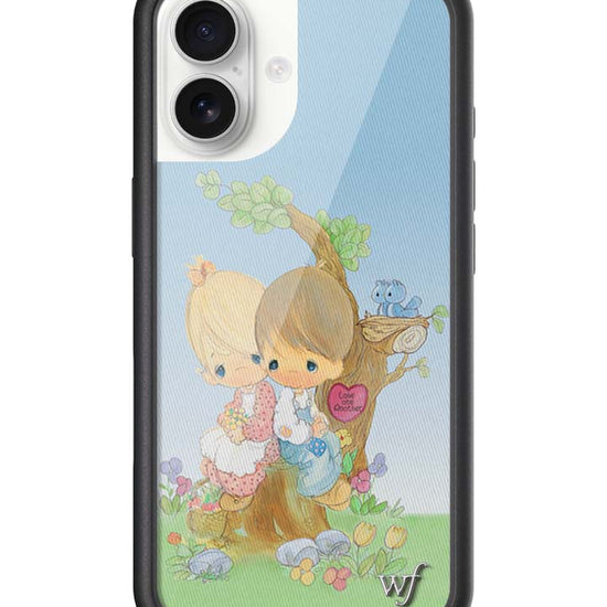Wildflower iPhone case 17 Precious Moments Love One Another Sweet Blue