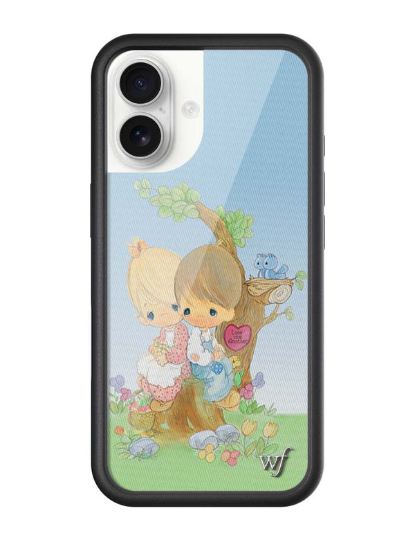 Wildflower iPhone case 17 Precious Moments Love One Another Sweet Blue