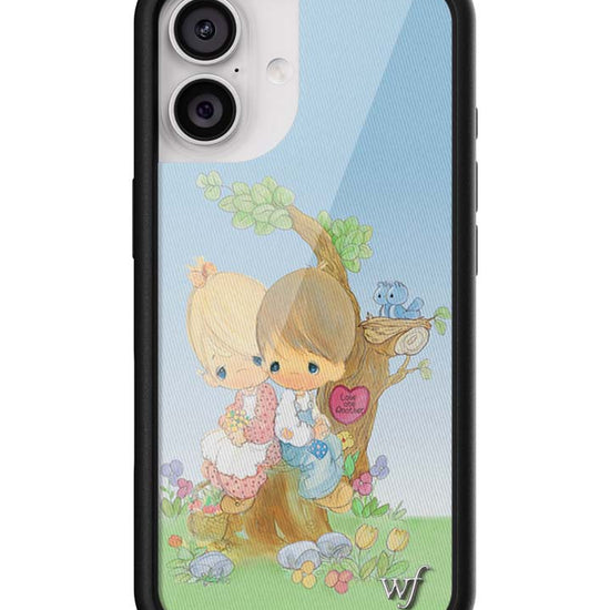 Wildflower iPhone case 17 Precious Moments Love One Another Sweet Blue