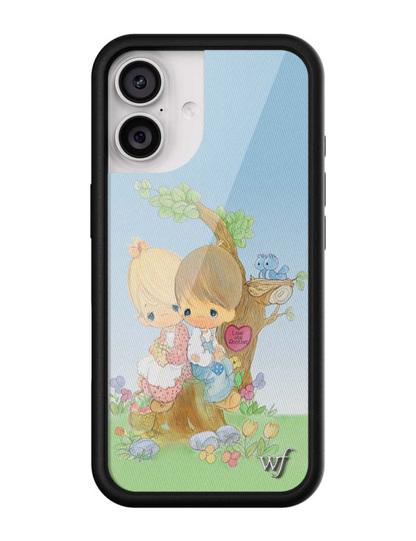 Wildflower iPhone case 17 Precious Moments Love One Another Sweet Blue