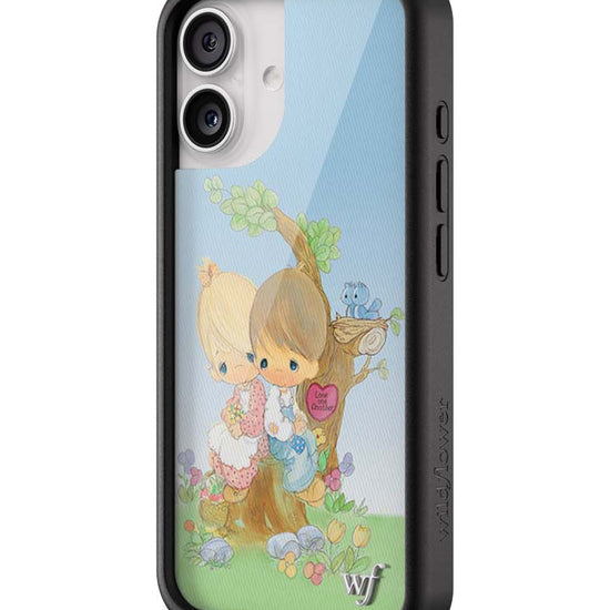 Wildflower iPhone case 17 Precious Moments Love One Another Sweet Blue