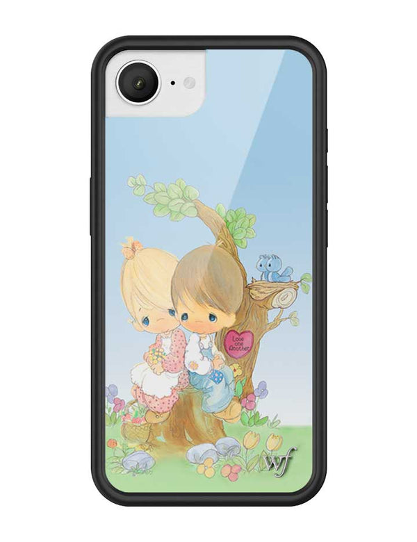 Wildflower iPhone case 17e Precious Moments Love One Another Sweet Blue