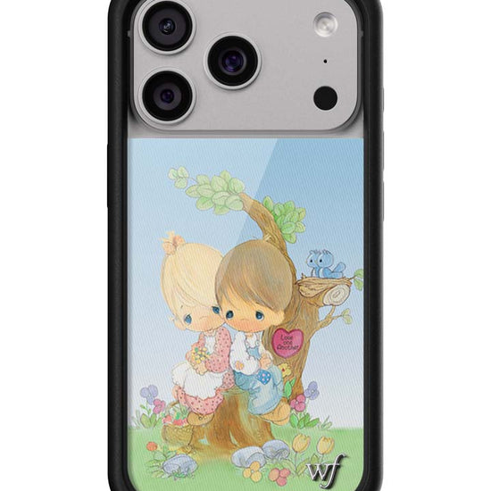 Wildflower iPhone case 17 Pro Precious Moments Love One Another Sweet Blue
