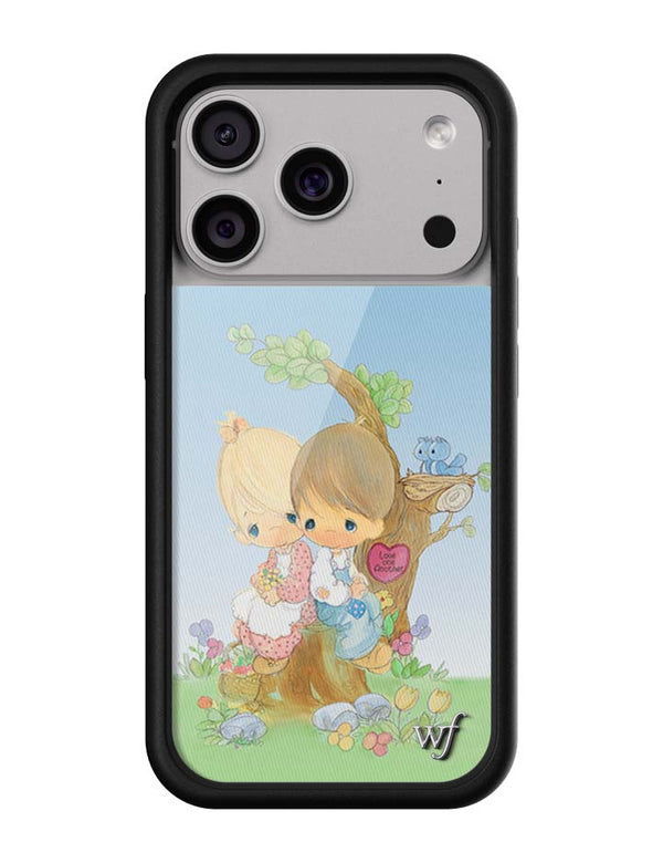 Wildflower iPhone case 17 Pro Precious Moments Love One Another Sweet Blue
