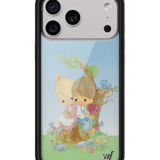 Wildflower iPhone case 18 Pro Max Precious Moments Love One Another Sweet Blue