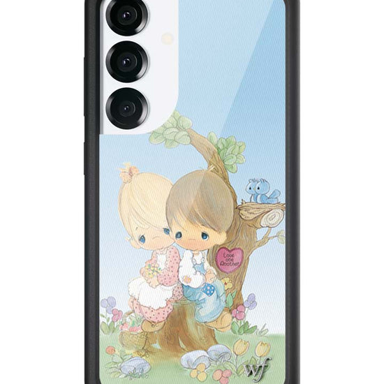 Wildflower Galaxy S25 case Precious Moments Love One Another Sweet Blue