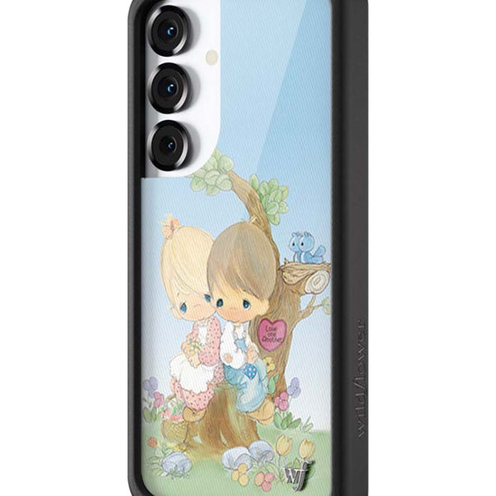 Wildflower Galaxy S25 case Precious Moments Love One Another Sweet Blue