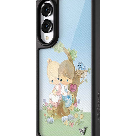 Wildflower Galaxy S25 case Edge Precious Moments Love One Another Sweet Blue