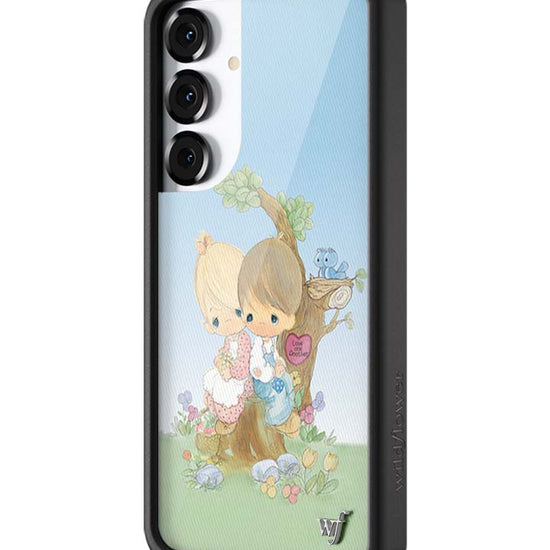 Wildflower Galaxy S25 case Plus Precious Moments Love One Another Sweet Blue