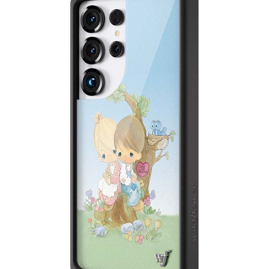 Wildflower Galaxy S25 case Ultra Precious Moments Love One Another Sweet Blue