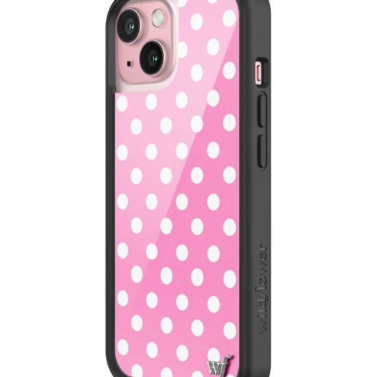 Pink Polka Dots iPhone Case