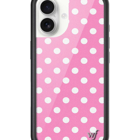 Wildflower iPhone case 17 Pink Polka Dots Cute Classic