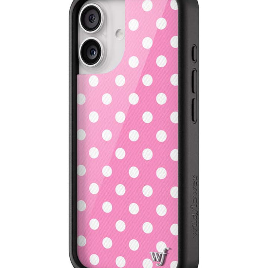 Wildflower iPhone case 17 Pink Polka Dots Cute Classic