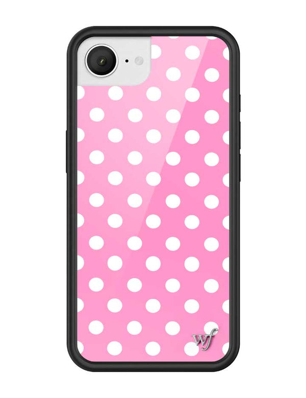 Wildflower iPhone case 17e Pink Polka Dots Cute Classic