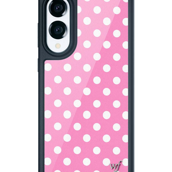 Wildflower Galaxy S25 case Edge Pink Polka Dots Cute Classic