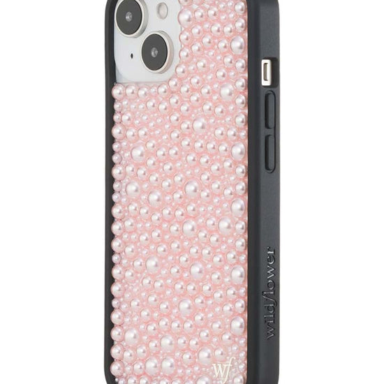 Wildflower iPhone case 14 Pearl Pink Cute