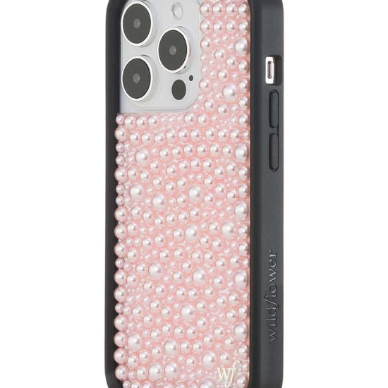 Wildflower iPhone case 14 Pro Pearl Pink Cute