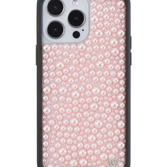 Wildflower iPhone case 14 Pro Max Pearl Pink Cute
