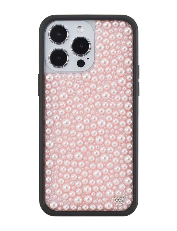 Wildflower iPhone case 14 Pro Max Pearl Pink Cute