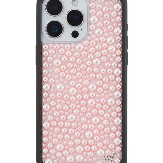 Wildflower iPhone case 15 Pro Max Pearl Pink Cute