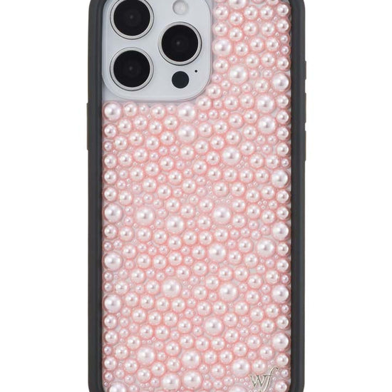 Wildflower iPhone case 16 Pro Max Pearl Pink Cute