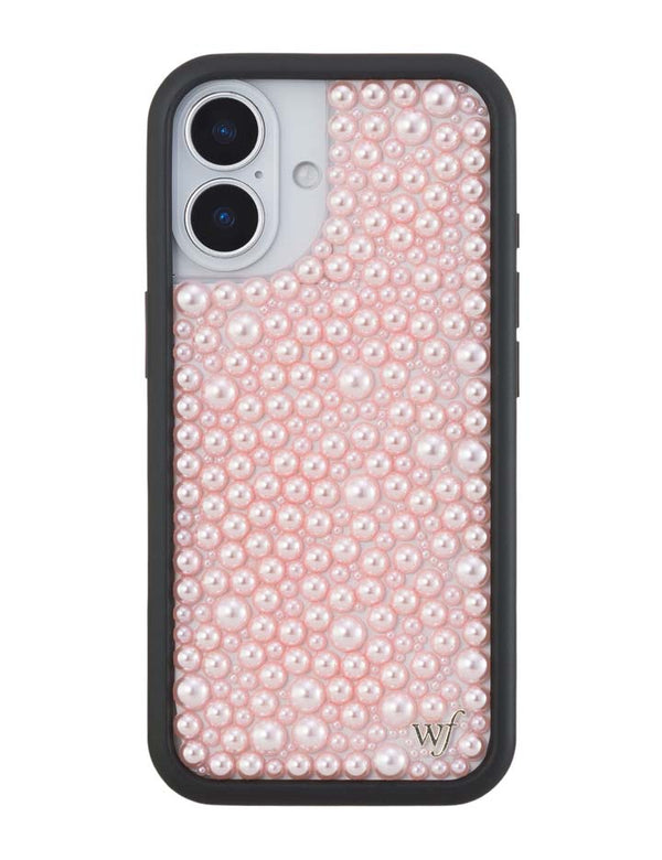 Wildflower iPhone case 17 Pearl Pink Cute