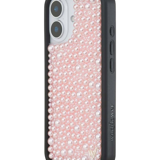 Wildflower iPhone case 17 Pearl Pink Cute