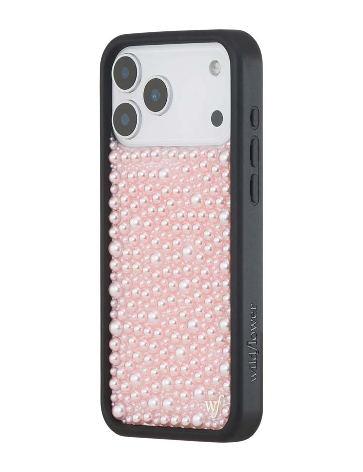 Pearl | Pink iPhone 17 Pro Max Case – Wildflower Cases