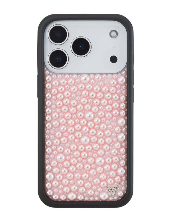 Wildflower iPhone case 18 Pro Pearl Pink Cute