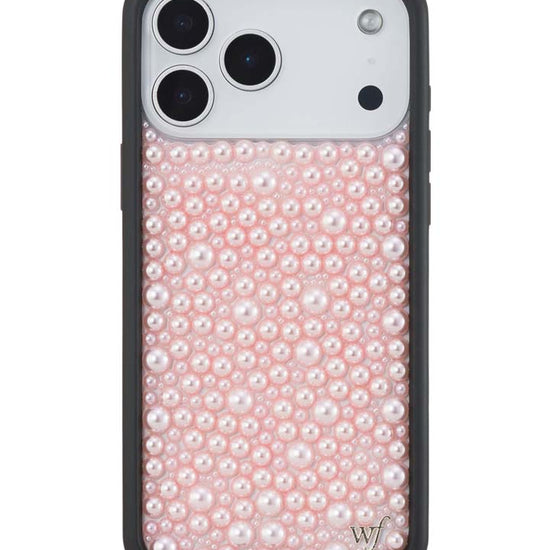 Wildflower iPhone case 18 Pro Max Pearl Pink Cute