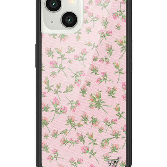 wildflower baby pink posie rosie iphone 13 case
