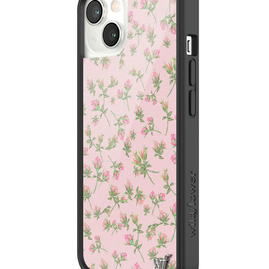 wildflower baby pink posie rosie iphone 13 case