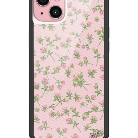 wildflower baby pink posie rosie iphone 15 plus case