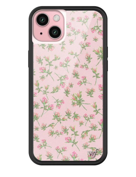 wildflower baby pink posie rosie iphone 15plus case