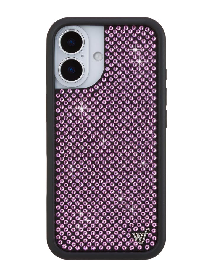 Wildflower iPhone case 17 Rhinestone | Pink Sparkle Cute