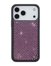 Wildflower iPhone case 18 Pro Max Rhinestone | Pink Sparkle Cute